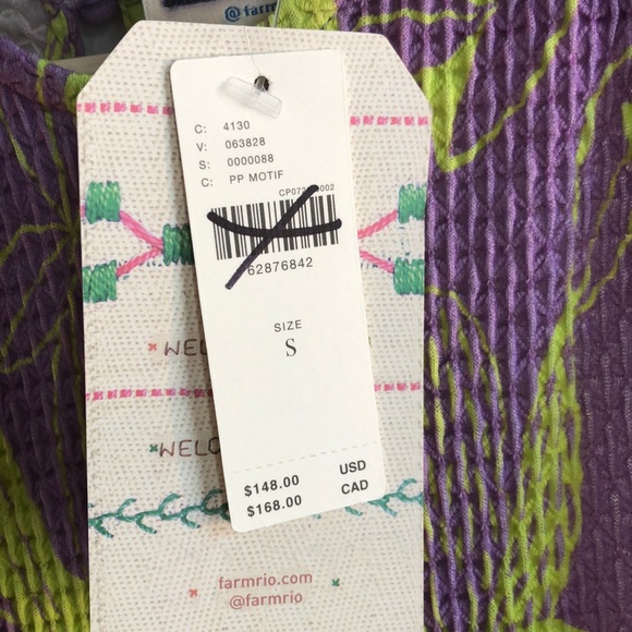 Farm Rio for Anthropologie✨Knit Floral Midi Dress- Purple/Green - Picture 10 of 10